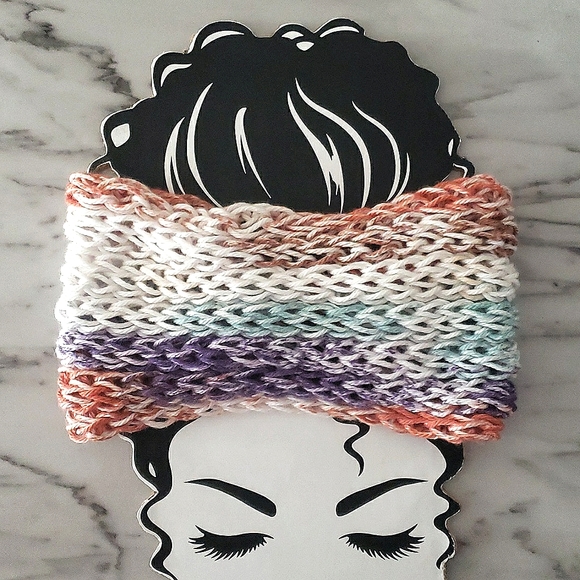 Handmade Knit Turban Headband - Picture 3 of 7